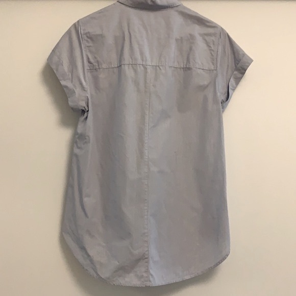 J.Crew Pinstripe Short Sleeve Top - Picture 3 of 5